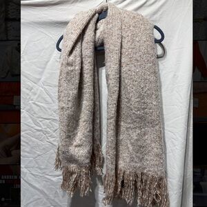 Cozy Beige Throw/Scarf